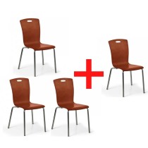 Dřevěná jídelní židle RITA 3+1 ZDARMA