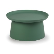 Kaffeetisch FUNGO aus Kunststoff, Durchmesser 700 mm, grün