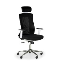 Kancelárska stolička EDEN, čierna/biela