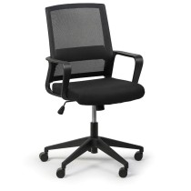 Kancelárska stolička LOW, čierna