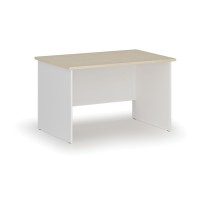 Kancelársky písací stôl rovný PRIMO WHITE, 1200 x 800 mm
