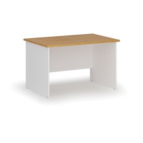 Kancelársky písací stôl rovný PRIMO WHITE, 1200 x 800 mm