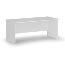 Kancelársky písací stôl rovný PRIMO WHITE, 1800 x 800 mm, biela