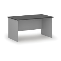 Kancelářský psací stůl rovný PRIMO GRAY, 1400 x 800 mm, šedá/grafit