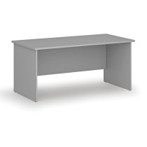 Kancelářský psací stůl rovný PRIMO GRAY, 1600 x 800 mm, šedá
