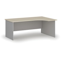 Kancelársky rohový pracovný stôl PRIMO GRAY, 1800 x 1200 mm, pravý