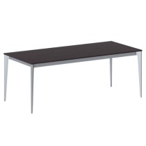 Kancelársky stôl PRIMO ACTION, sivostrieborná podnož, 2000 x 900 mm, wenge