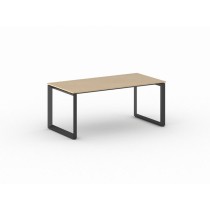 Kancelársky stôl PRIMO INSPIRE, čierna podnož, 1800 x 900 x 750 mm