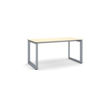 Kancelársky stôl PRIMO INSPIRE, sivostrieborná podnož, 1600 x 800 x 750 mm