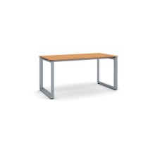 Kancelársky stôl PRIMO INSPIRE, sivostrieborná podnož, 1600 x 800 mm, čerešňa
