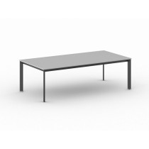 Kancelársky stôl PRIMO INVITATION 2400 x 1200 x 740 mm, sivá