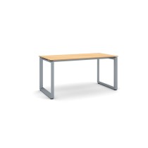 Kancelářský stůl PRIMO INSPIRE, šedostříbrná podnož, 1600 x 800 x 750 mm