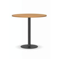 Konferenční stolek FILIP II, průměr 800 mm, černá podnož