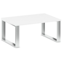 Konferenční stůl STIFF, deska 1000 x 680 mm, bílá