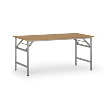 Konferenčný stôl FAST READY so striebornosivou podnožou, 1600 x 800 x 750 mm