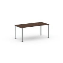 Konferenztisch, Besprechungstisch INFINITY 180x90 cm, Nussbaum, graues Fußgestell