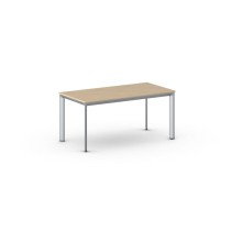 Konferenztisch, Besprechungstisch PRIMO INVITATION 1600 x 800 x 740 mm, graues Fußgestell