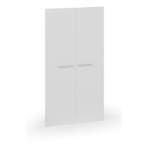 Křídlové dveře, pár, výška 1393 mm, bílá