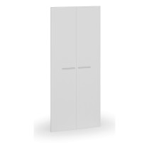 Křídlové dveře, pár, výška 1737 mm, bílá