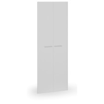 Křídlové dveře, pár, výška 2087 mm, bílá