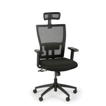 Krzesło biurowe AM, czarne