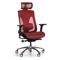 Krzesło biurowe COMFORTE II, czerwone
