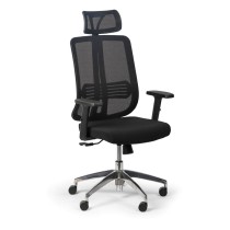 Krzesło biurowe CROSS, czarny