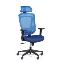 Krzesło biurowe DORLEY, niebieska