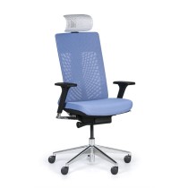 Krzesło biurowe EMOTION, niebieskie