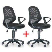 Krzesło biurowe FLER 1+1 GRATIS