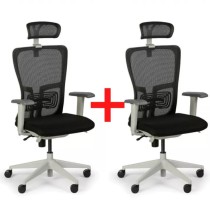 Krzesło biurowe GAM 1+1 GRATIS, czarny