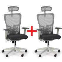 Krzesło biurowe GAM 1+1 GRATIS, szary