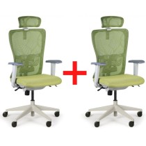 Krzesło biurowe GAM 1+1 GRATIS, zielony