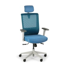 Krzesło biurowe GAT, niebieskie