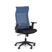Krzesło biurowe HARPER, niebieskie