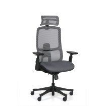 Krzesło biurowe JANE, szare