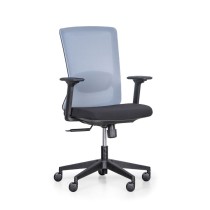 Krzesło biurowe KIRK, szary