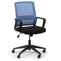 Krzesło biurowe LOW, niebieski