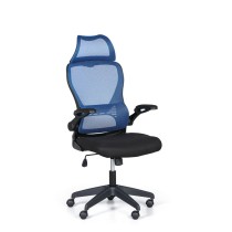 Krzesło biurowe LUCAS, niebieskie