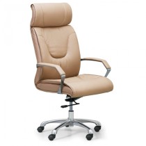 Krzesło biurowe LUX, skóra naturalna