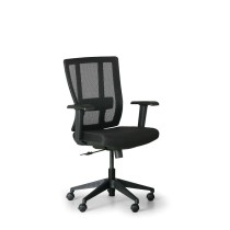 Krzesło biurowe MET, czarny