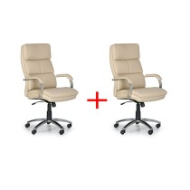Krzesło biurowe STAIRS 1+1 GRATIS, beżowy