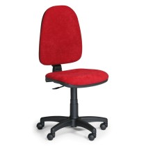 Krzesło biurowe TORINO bez podłokietników, czerwone