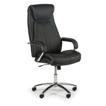 Krzesło biurowe NEXUS, skóra naturalna