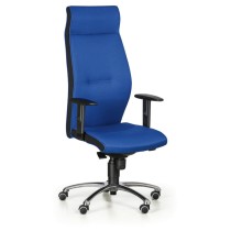 Krzesło dyspozytorskie MEGA PLUS, niebieski