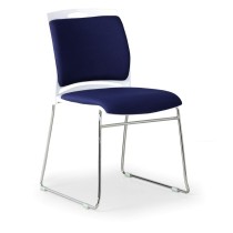 Krzesło konferencyjne BODA, niebieskie
