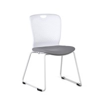 Krzesło plastikowe DOT, szare