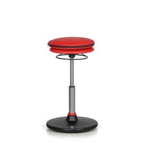 Krzesło robocze balansujące SOPHIE, czerwone
