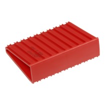 Kunststoff-Keil 15° innerlich, 100 x 75 x 30 mm, rot