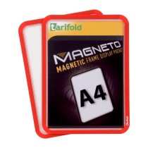 Magnetische Tasche A4, 2 Stk., rot